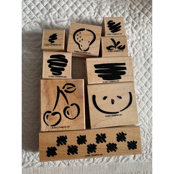 Stampin Up Fruit Medley Rubber Stamp Set - Picture 7 of 9